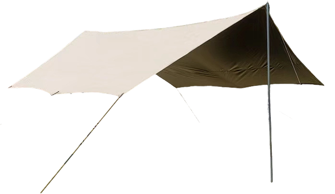 150D Oxford-Stoff-Außenüberdachung mit Titan-Schwarzbeschichtung